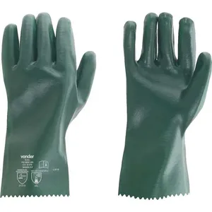 Luva de PVC com Forro 26cm Palma Lisa PLV0026 - VONDER
