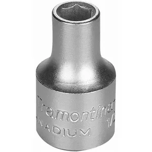 SOQUETE SEXTAVADO 1/2"X 8MM TRAMONTINA PRO