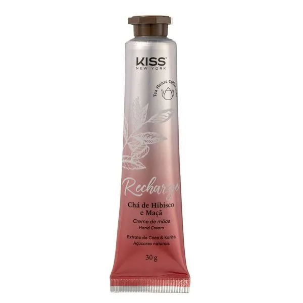 Creme Para Mãos Kiss NY Hibisco e Maçã 30g Hidratante