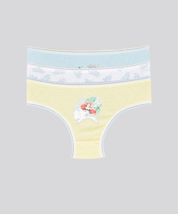 Kit de 3 Calcinhas Princesas Multicor 6