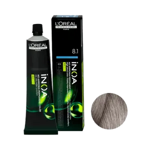 Coloração L'Oréal Professionnel Inoa 8.1 Louro Claro Acizentado 60g Coloração LOréal Professionnel Inoa 8.1 Louro Claro Acizentado 60ml