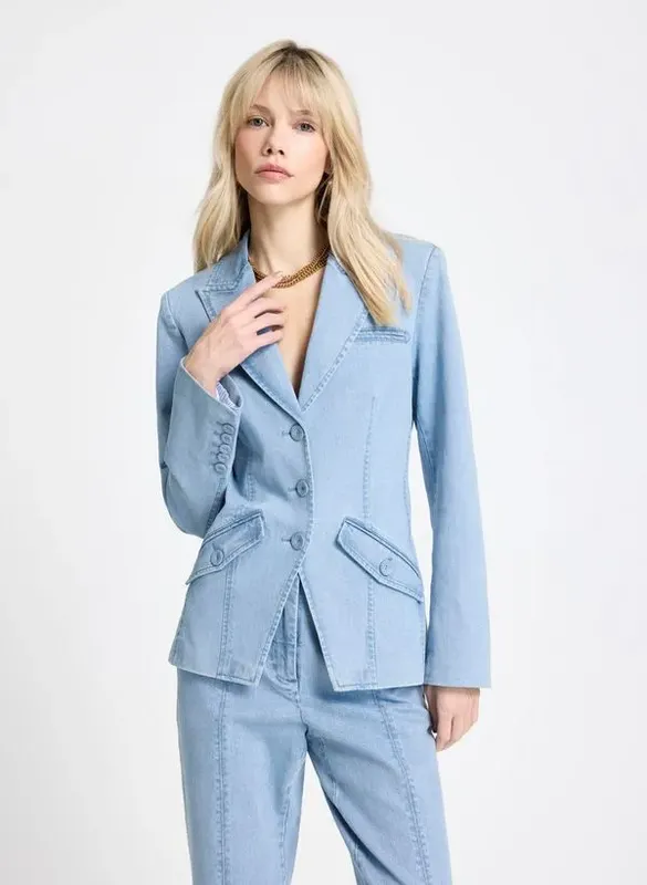 Blazer Le Lis Vanessa Jeans Feminino 38