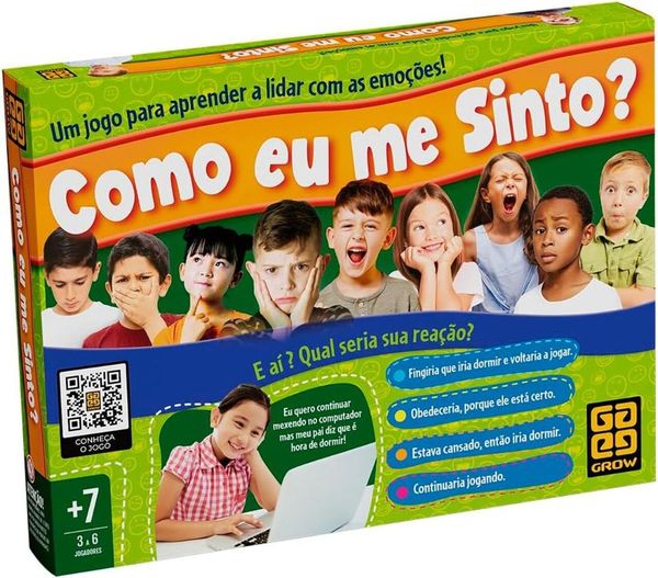 Jogo de Tabuleiro Como Eu Me Sinto - Grow