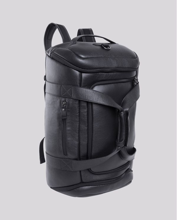 Bolsa Mochila de Viagem em Couro | Rome 5955F PRETO