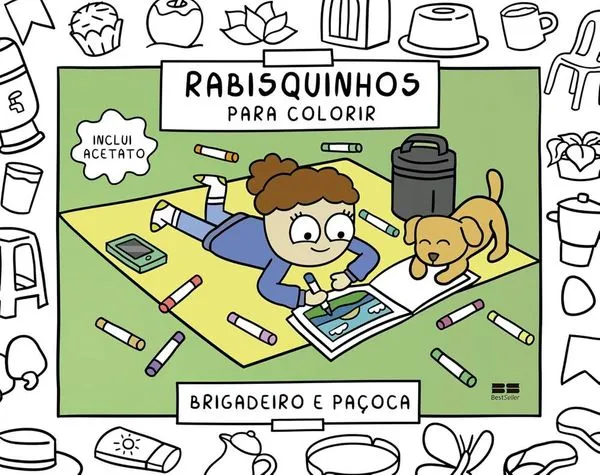 Rabisquinhos Para Colorir: Brigadeiro E Paçoca