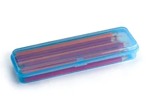 ESTOJO PLASTICO SIMPLES AZUL WALEU