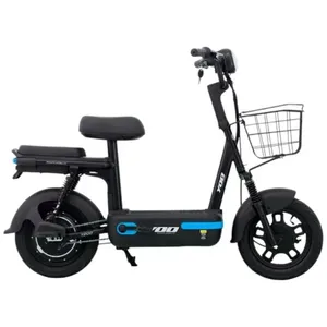 Bicicleta Elétrica YOO Y200 350Wh Bike Preto E Azul (MP)