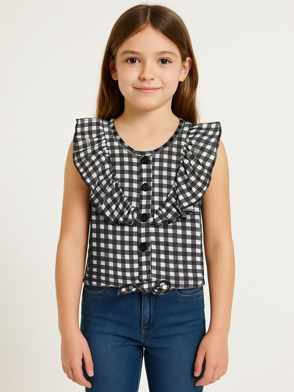Blusa Regata Kid+ Infantil Para Menina - PRETO 8