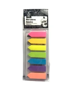 Marcador Adesivo Flags 175 Folhas 7 Cores Pastel