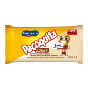 Paçoquita Zero com Aveia 18g Santa Helena PACOQUITA SANTA HELENA ZERO AVEIA 18G