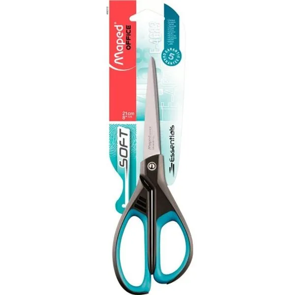 Tesoura Office Essentials Soft Maped 21cm