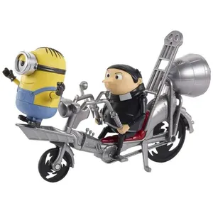 Stuart e Young Gru do Minions com 10 cm de Altura, Articulação e Empunhaduras Universais para Crianças Acima de 4 Anos, Minions GMF15 110v