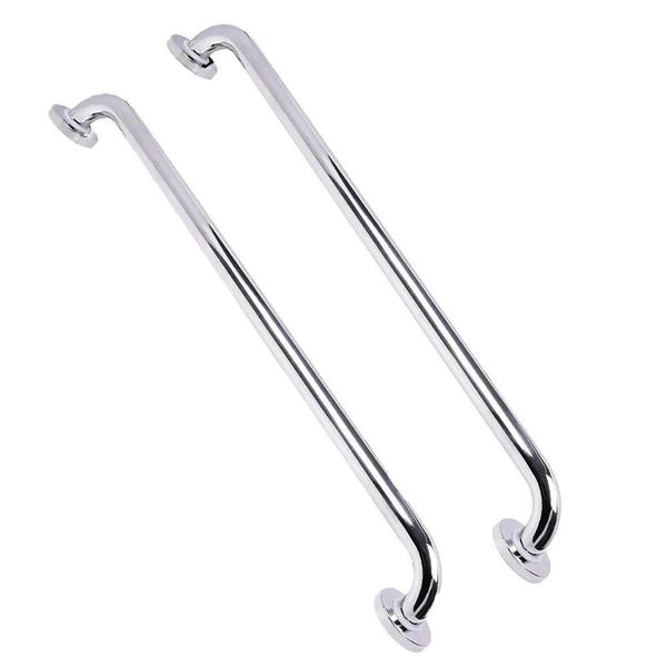 Alça Barra Apoio Kit 2 Uni Inox 70cm Deficiente Acessibilidade Gestante Idoso Criança Segurança Banh