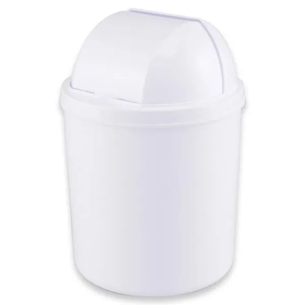 Lixeira Com Tampa Retráti Branca 3 Lts 3563 - Viel