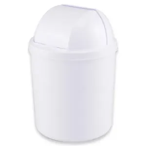 Lixeira Com Tampa Retráti Branca 3 Lts 3563 - Viel