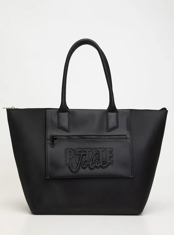 Bolsa Petite Jolie Big Shopping Preto PJ11393