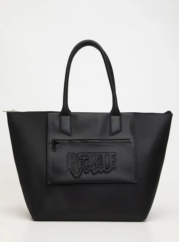 Bolsa Petite Jolie Big Shopping Preto PJ11393