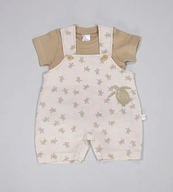 Jardineira/Blusa Tartaruga - 5630 Bege - P