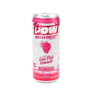 Energético Pink Lemonade Sem Açúcar Push Macha - 310ml