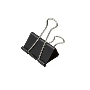 Binder Brw Binder Clips 32mm Metal com Pintura Epóxi Presilha em Aço Inoxidável Embalagem com 12 Unidades Preto Binder Brw Binder Clips 32mm Metal com Pintura Epóxi Embalagem com 12 Unidades Preto
