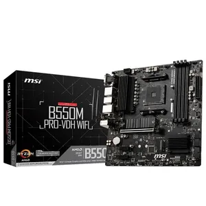 Placa Mãe MSI Micro ATX para AMD AM4 B550 PRO-VDH WIFI