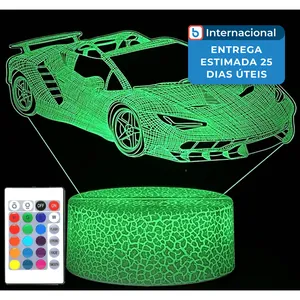 Luminária Ichony 3D Carro A-MBI