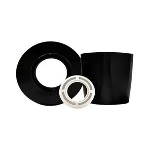 Acabamento Completo para Registro C50 para Deca e Docol em Abs Preto Pádova Acabamento Completo para Registro C50 em Abs Preto para Deca e Docol Pádova