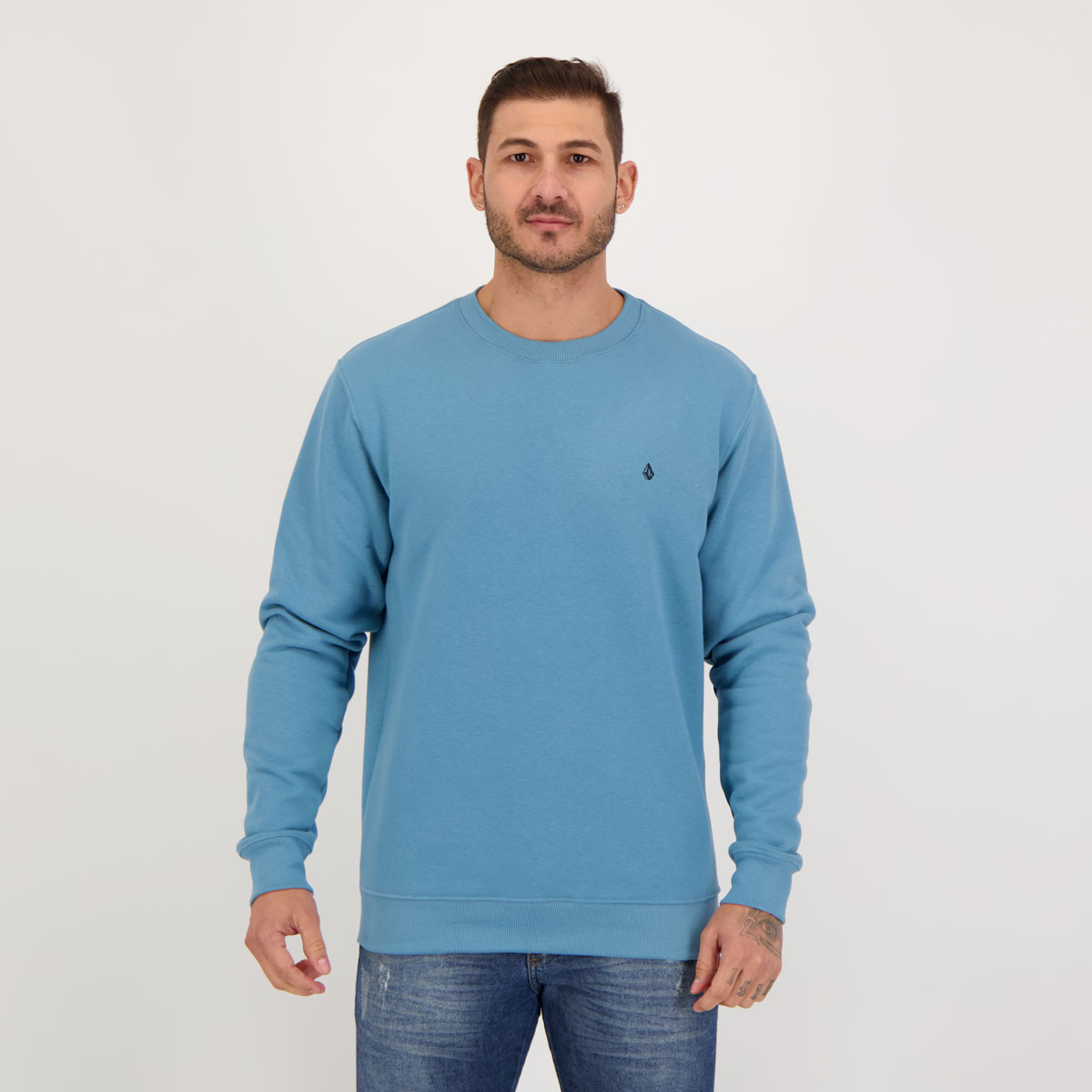 Moletom Volcom Single Stone Azul