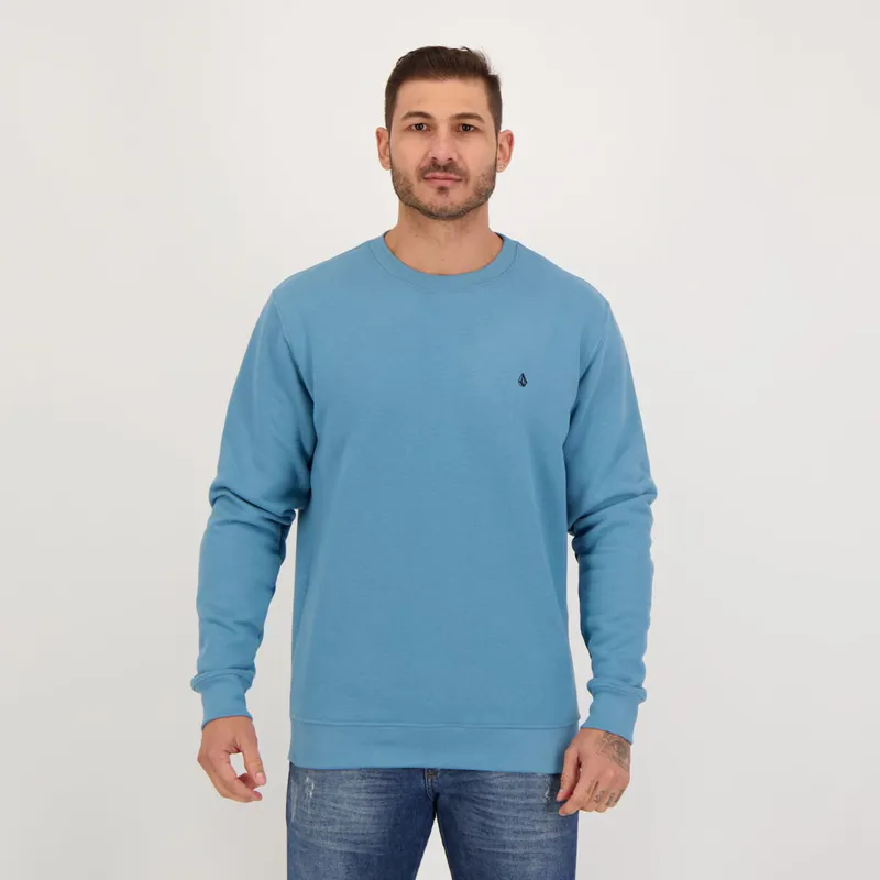 Moletom Volcom Single Stone Azul
