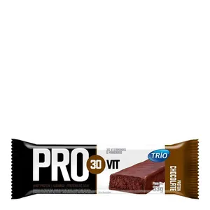 Barra de Proteína Trio Pro30Vit Chocolate 1 Unidade de 33g