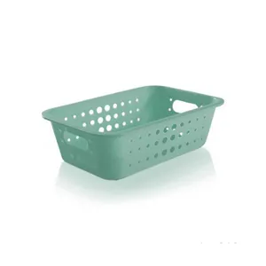 Cesto organizador 3,3L médio baixo verde menta OU