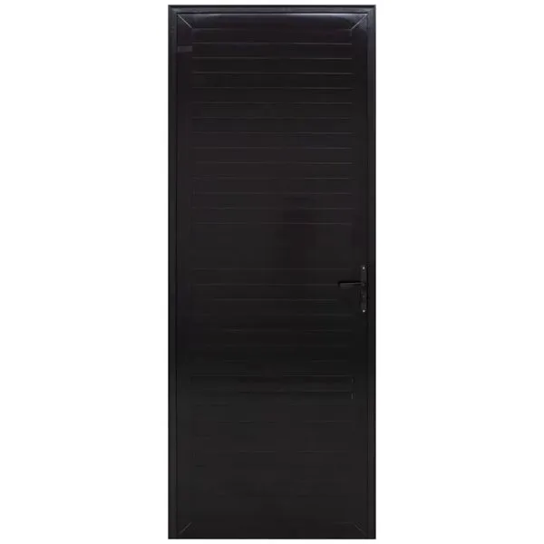 Porta de Giro PSH Perfecta 1405-5606 de Abrir em Alumínio 215x80cm para Escritório Preta Jap Telecom Porta de Giro PSH Perfecta 1405-5606 em Alumínio 215x80cm Direita Preta Jap Telecom