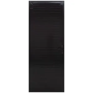 Porta de Giro PSH Perfecta 1405-5606 de Abrir em Alumínio 215x80cm para Escritório Preta Jap Telecom Porta de Giro PSH Perfecta 1405-5606 em Alumínio 215x80cm Direita Preta Jap Telecom
