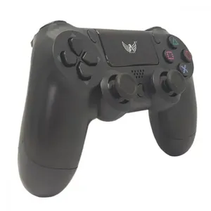 Controle para PS4 com Fio Aquilae Ergonômico com Dupla Vibração e Cabo USB V8 Preto Controle para PS4 com Fio Aquilae com Dupla Vibração e Botões Macios Preto
