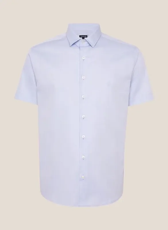Camisa Slim Fit Maquinetada Dudalina Masculina 1