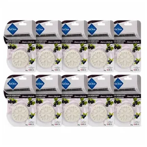Kit com 10 Pastilhas Bactericida Aromatizante para Ar Condicionado Amora e Jabuticaba