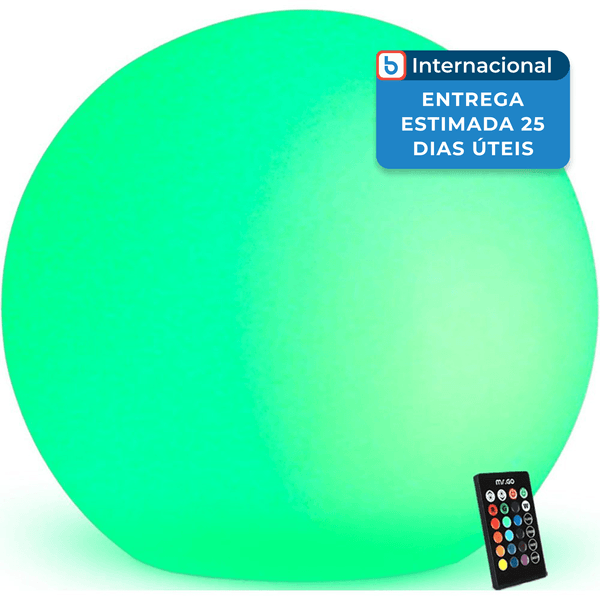 Luminária Mr.Go Decorativo LED 50cm Verde A-MBI