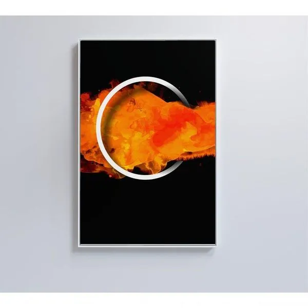 Quadro Circulo Playstation 60x40 Cm Adesivo Fotográfico