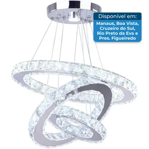 Lustre Winretro Cristal Preto A-BI