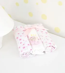 Kit Cueiro com 3 Peças 80x80cm - 5270 Rosa