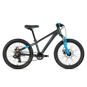 Bicicleta Groove Hype Jr aro 20 7v Alloy Grafite/Azul/Preto