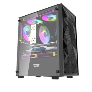 Gabinete Gamer Darkflash M305 Mesh M-ATX Lateral Vidro Preto
