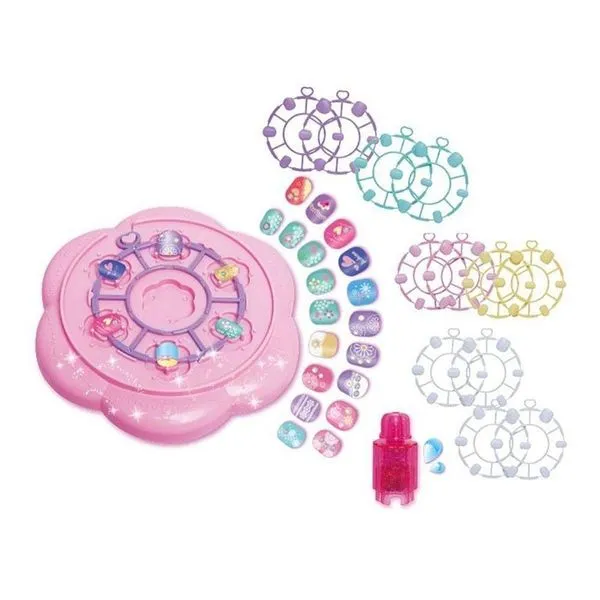 Kit de Beleza Infantil Fashion Unha Mania Adesivo 81P DM Toys