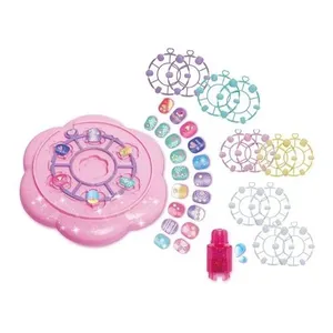 Kit de Beleza Infantil Fashion Unha Mania Adesivo 81P DM Toys