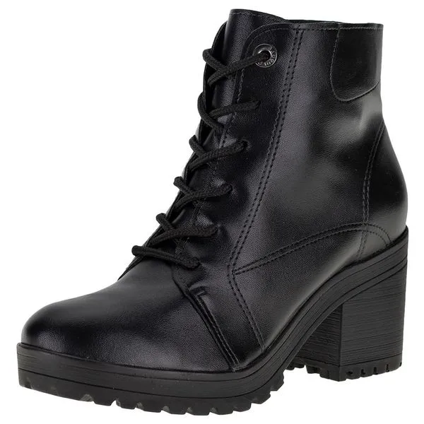 Bota Feminina Coturno Via Marte - 23406 PRETO 36