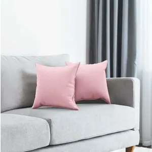 Almofada Decorativa Quadrada Lih 45x45cm Cheia Com Enchimento Suede Rose Gold
