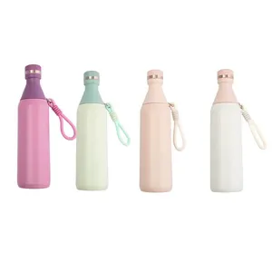 Squeeze 500ml Alça Transporte Inox Sortida LM4318 - honeyhome
