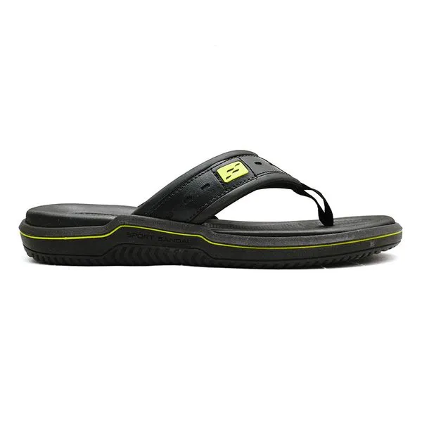 Chinelo Dedo Itapuã Preto e Verde Masculino 43/44