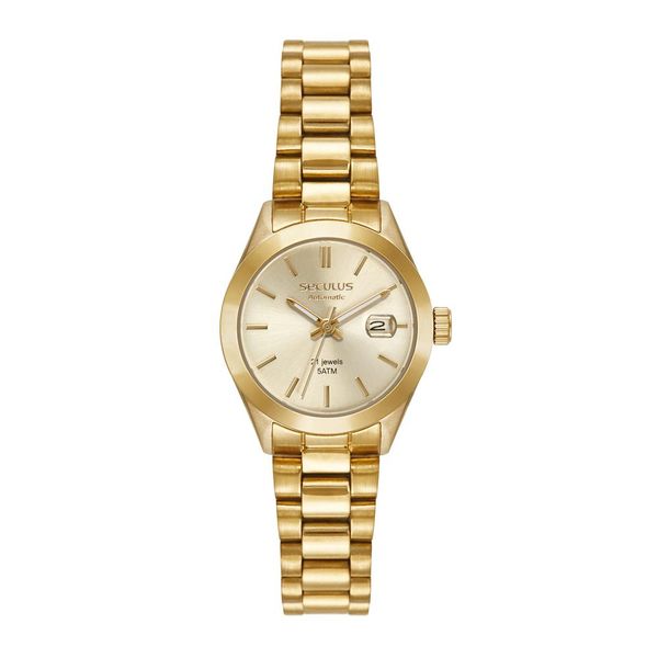 Relógio Seculus Feminino Ref: 44292lpsvda1 Automático Dourado