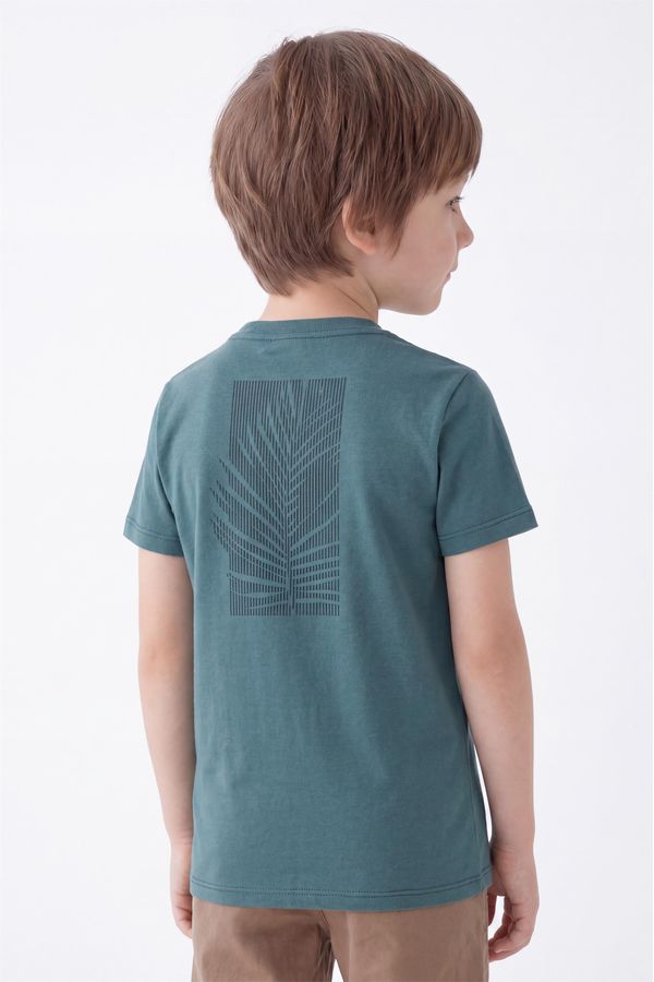 Camiseta Manga Curta Infantil Folhagem Pinho - 8